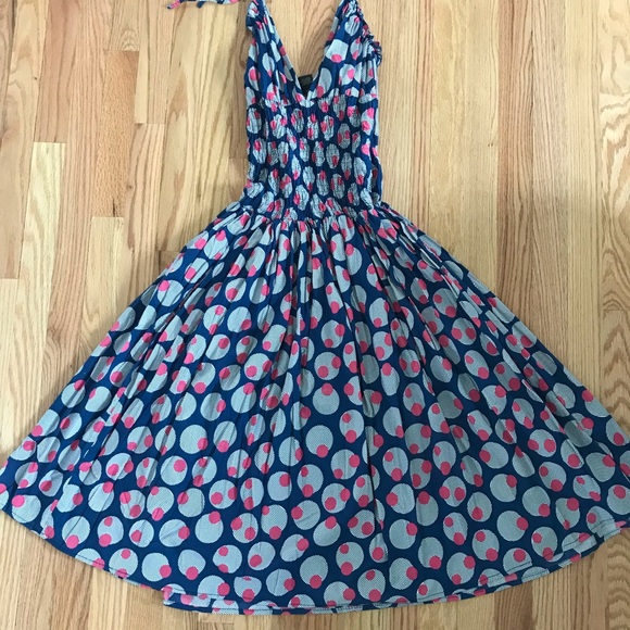 Advance Apparels Dresses & Skirts - Vintage style halter polka dot dress